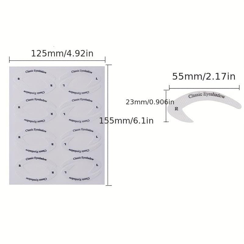 Cat Eyeliner Stencil Pads - Quick Eye Makeup Stencil