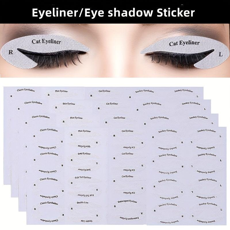 Cat Eyeliner Stencil Pads - Quick Eye Makeup Stencil