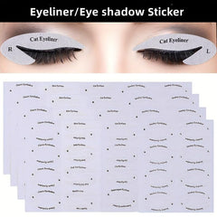 Cat Eyeliner Stencil Pads - Quick Eye Makeup Stencil