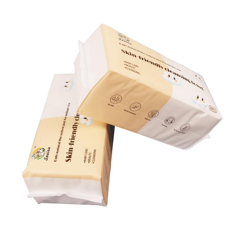Makeup Removal Tissue Facial Cleaning Paper 60 Ct