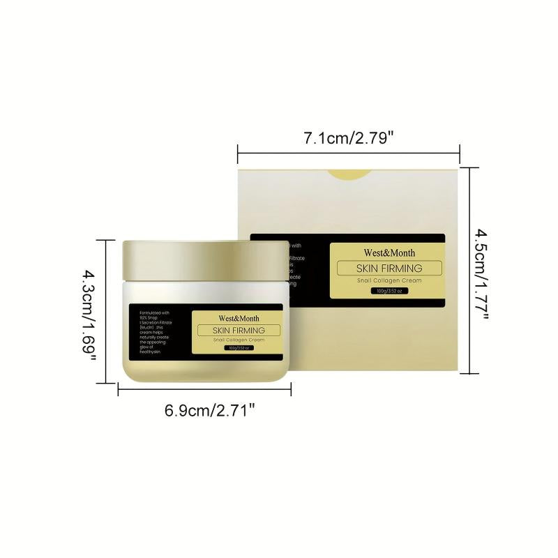 Snail Nourishing Cream Firming Wrinkle Reducing Moisturizing