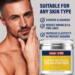 Retinol Moisturizing Cream Improves Elasticity Reduces Wrinkles