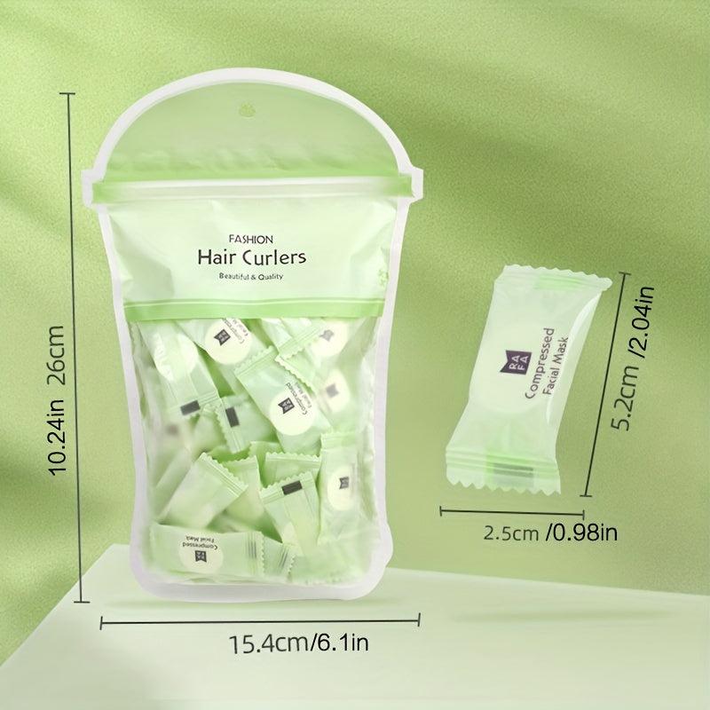 50pcs DIY Compressed Facial Masks Skin Friendly Home Travel Non Woven Disposable