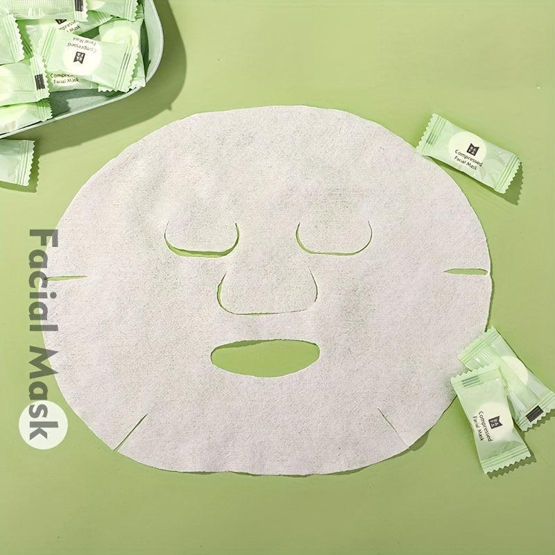 50pcs DIY Compressed Facial Masks Skin Friendly Home Travel Non Woven Disposable