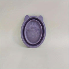 Silicone Makeup Brush Cleaning Mat Scrubber Pad