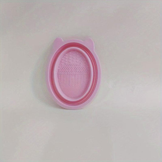 Silicone Makeup Brush Cleaning Mat Scrubber Pad