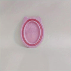 Silicone Makeup Brush Cleaning Mat Scrubber Pad