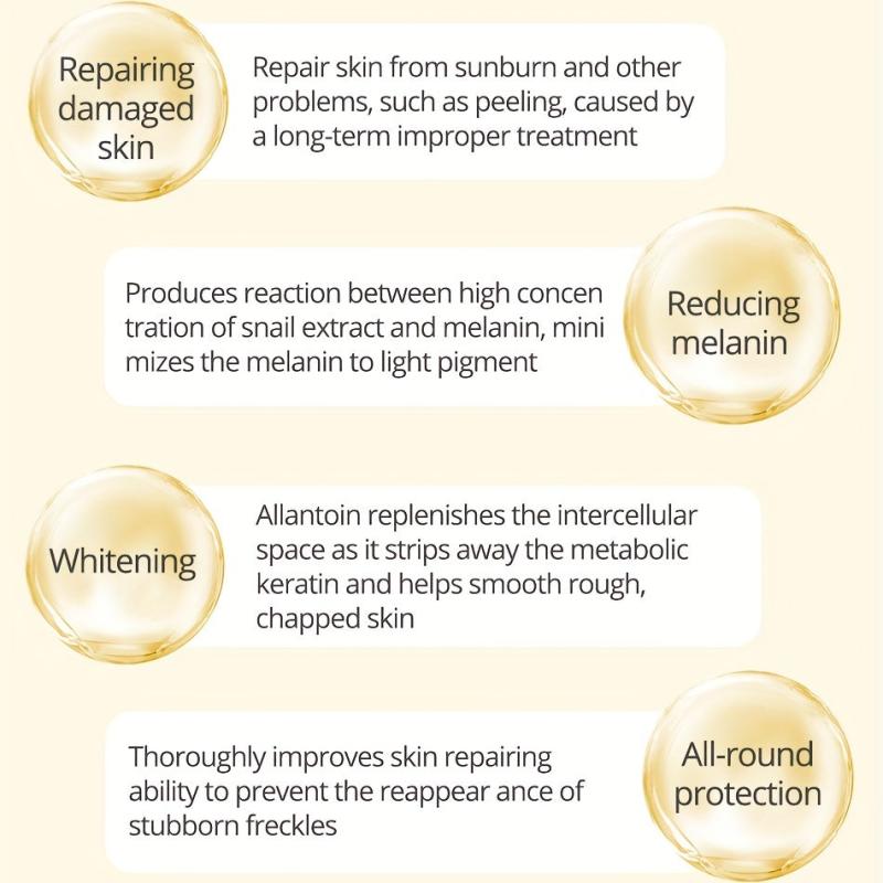 20ml Snail Nourishing Cream Dark Spot Remover Face Man Woman Moist Smooth