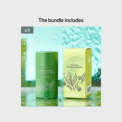Green Tea Mask Stick Mud Film Fine Pore Cleansing Mask