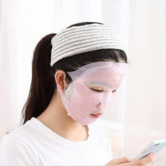 Silicone Hanging Ear Mask - Soft Moisturizing Transparent Mask