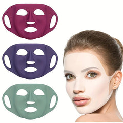 Silicone Hanging Ear Mask - Soft Moisturizing Transparent Mask