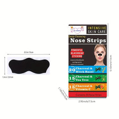 Bamboo Charcoal Nose Patches 50 Pcs Box Deep Cleansing Pores