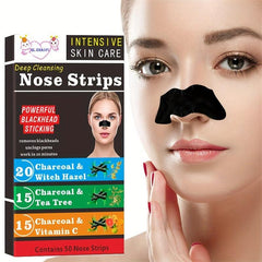 Bamboo Charcoal Nose Patches 50 Pcs Box Deep Cleansing Pores