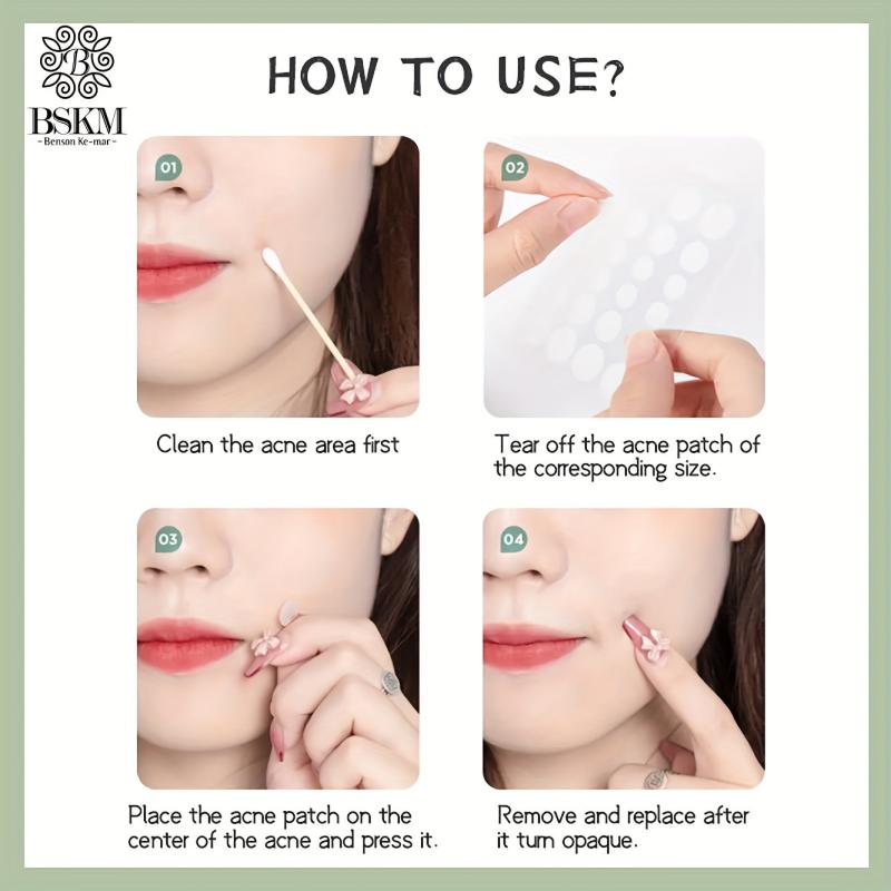 Night Tea Tree Acne Patch 22PCS Invisible Pimple Marks Close to Skin