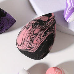 8pcs Two Tone Makeup Sponges for Wet and Dry Use