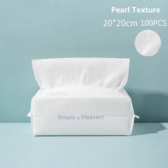 Disposable Cleaning Face Towel Lint Unscented Makeup Facial Pads