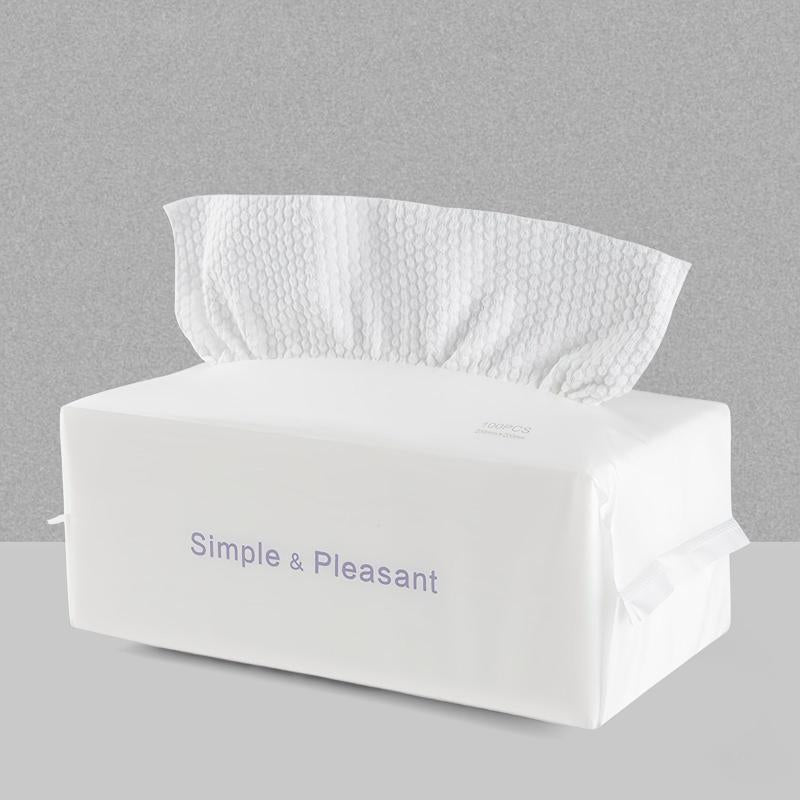 Disposable Cleaning Face Towel Lint Unscented Makeup Facial Pads