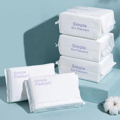 Disposable Cleaning Face Towel Lint Unscented Makeup Facial Pads