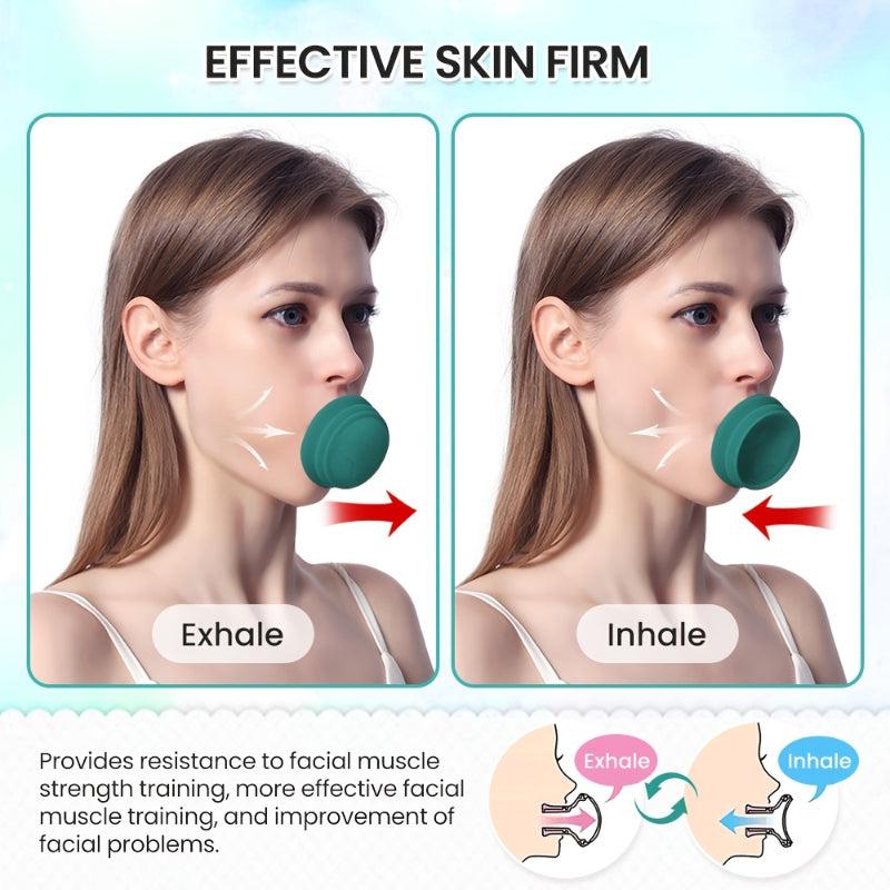 Jawline Exerciser Double Chin Reducer Face Jaw Toning Facial Trainer
