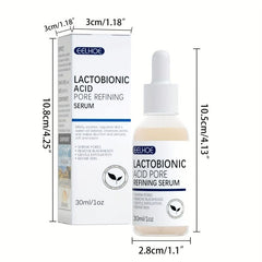 Lactobionic Acid Pore Shrink Face Serum Repair Blackheads Acne Skin Care