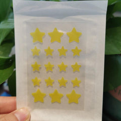 5 Star Shaped Hydrocolloid Acne Patches for Makeup Concealing