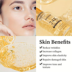 Facial Golden Essence with Vitamin E, Retinol, Hyaluronic Acid