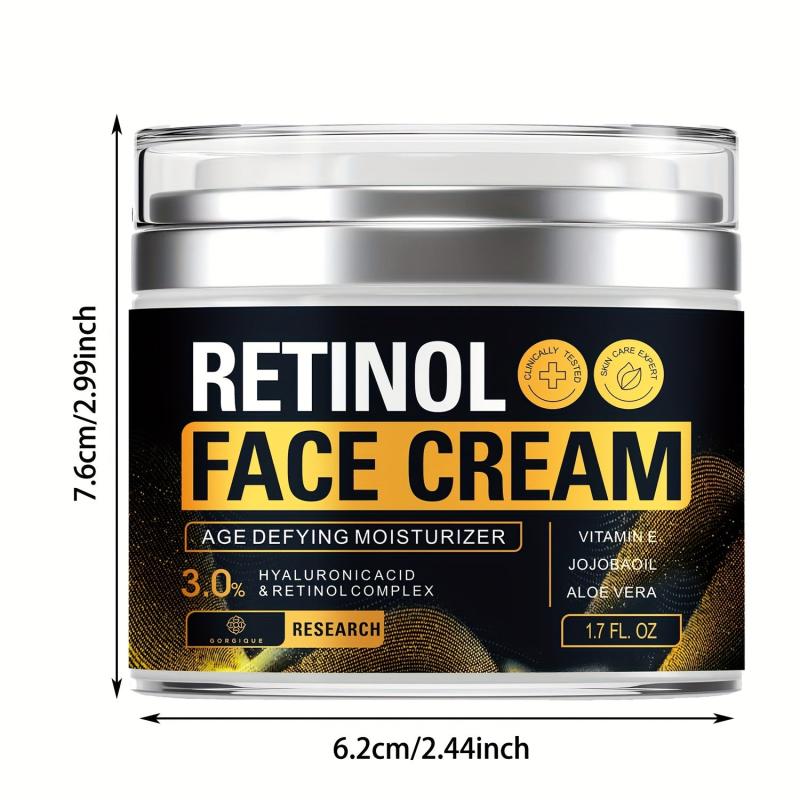 50ml Retinol Face Cream Natural Smooth Wrinkle Cream Aging Facial Moisturizer