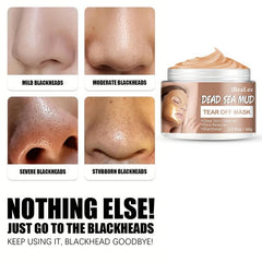 Dead Sea Mud Tear Off Mask Blackhead Remover Cream