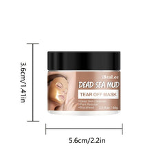 Dead Sea Mud Tear Off Mask Blackhead Remover Cream