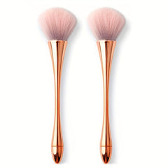 Large Powder Makeup Brush Kabuki Brush With Powder Puff & Sponge