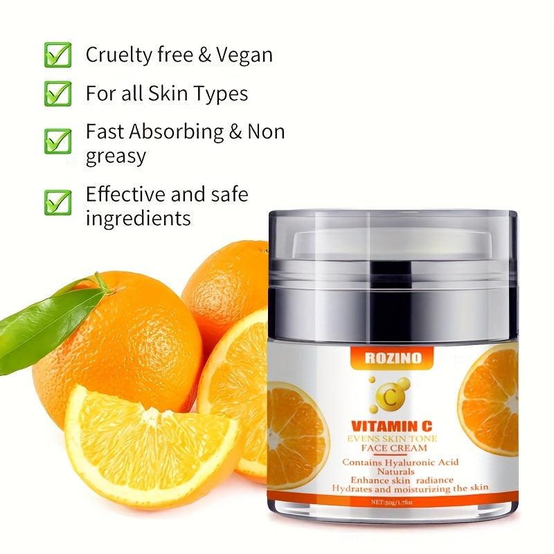 Vitamin C Moisturizing Cream Shrink Pores Long Lasting Firming