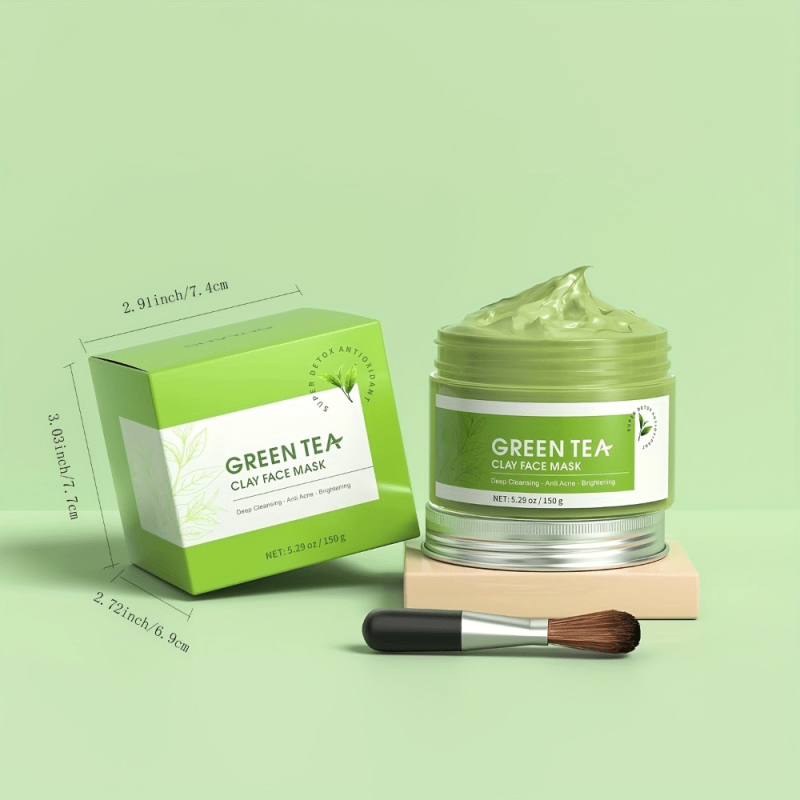 Green Tea Volcanic Mud Facial Mask 150g