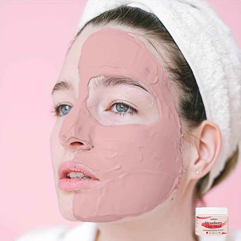 Strawberry Clay Mask For Acne & Dark Spots