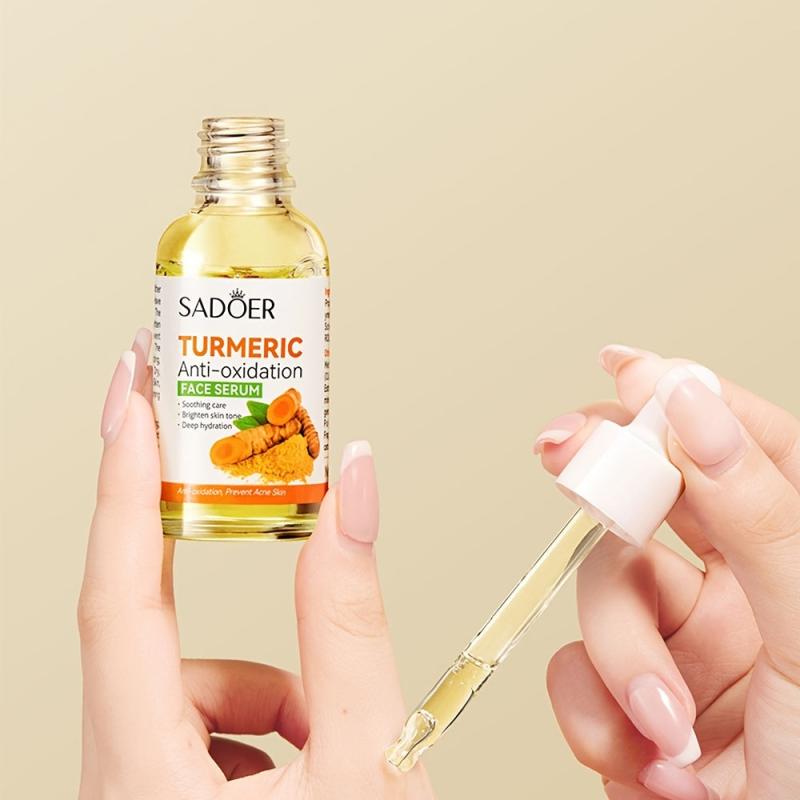 30ml Turmeric Essence Facial Serum Firming Wrinkle Fading Moisturizing Serum