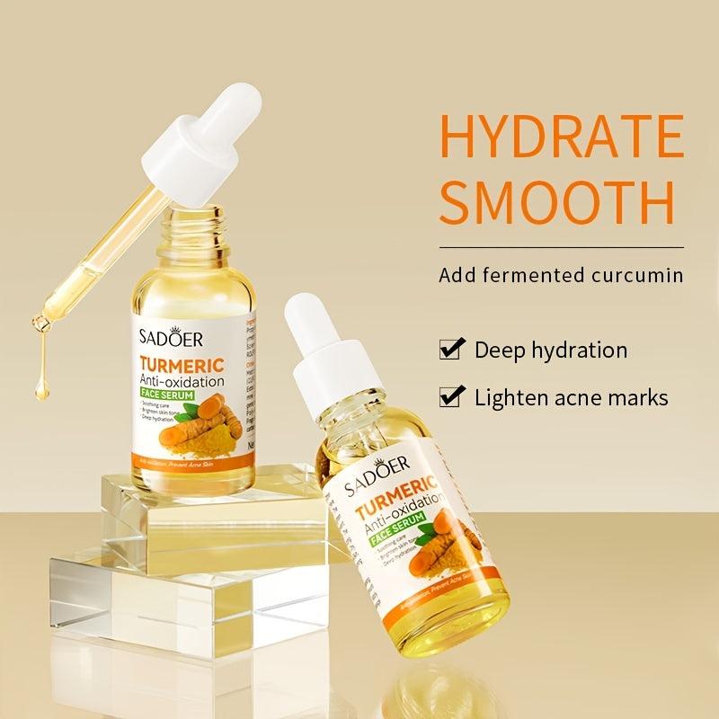 30ml Turmeric Essence Facial Serum Firming Wrinkle Fading Moisturizing Serum