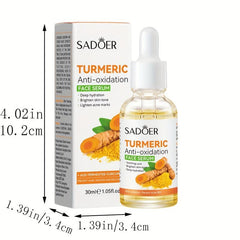 30ml Turmeric Essence Facial Serum Firming Wrinkle Fading Moisturizing Serum