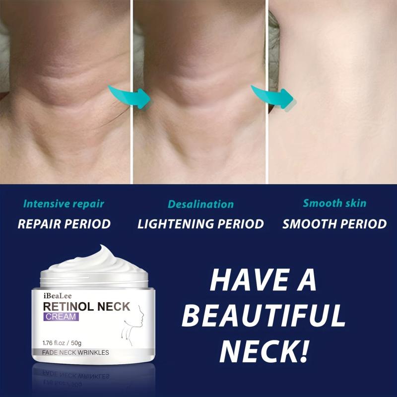 Retinol Neck Cream Rejuvenates Skin, Reduces Lines, Moisturizes - Daily Use