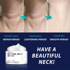Retinol Neck Cream Rejuvenates Skin, Reduces Lines, Moisturizes - Daily Use