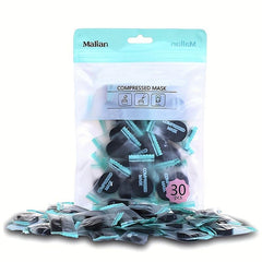 30pcs Bamboo Charcoal Disposable Face Mask Hydrating Sheet DIY