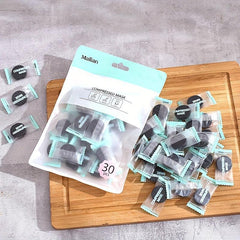 30pcs Bamboo Charcoal Disposable Face Mask Hydrating Sheet DIY