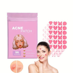 Acne Patch Pimple Patch Pink Heart Shaped Hydrocolloid Acne Patches