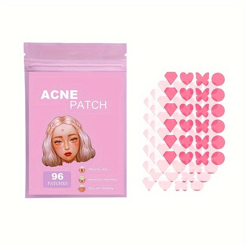 Acne Patch Pimple Patch Pink Heart Shaped Hydrocolloid Acne Patches