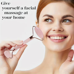 3pcs Massage Roller Gua Sha Set Skin Care Tools For Face Eyes Neck & Body