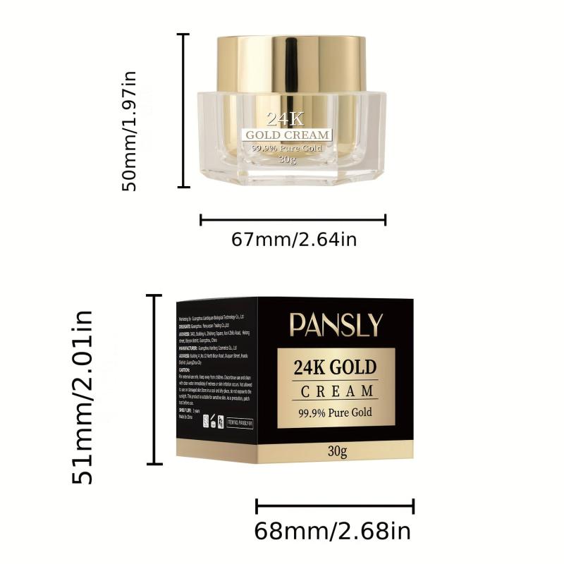 Squalane Shea Butter Rosehip 24k Cream 30g