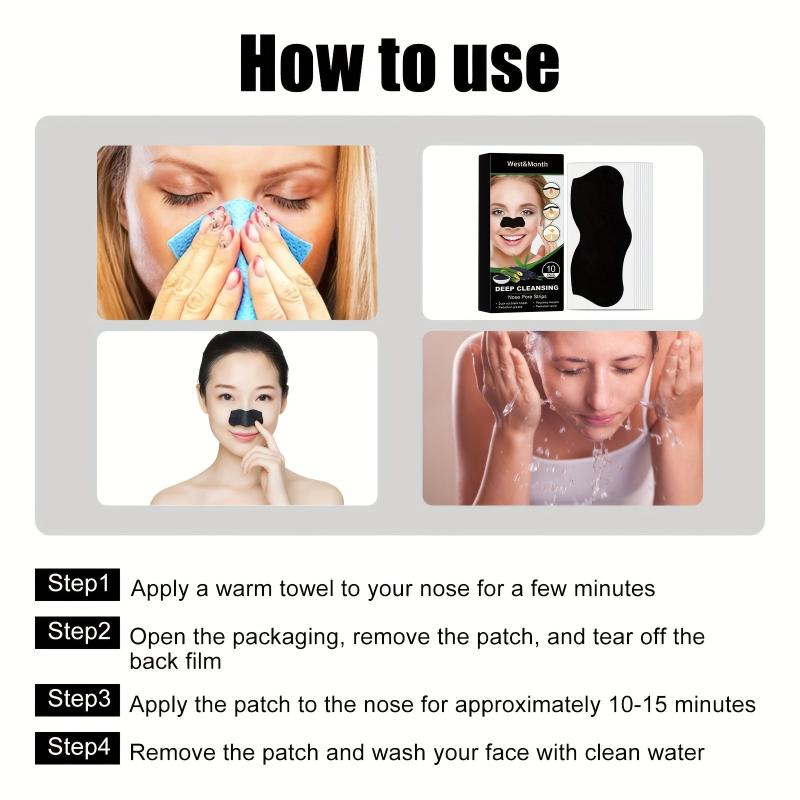 Blackhead Stickers Deep Cleansing Nose Blackhead Acne Tight And Delicate Pores