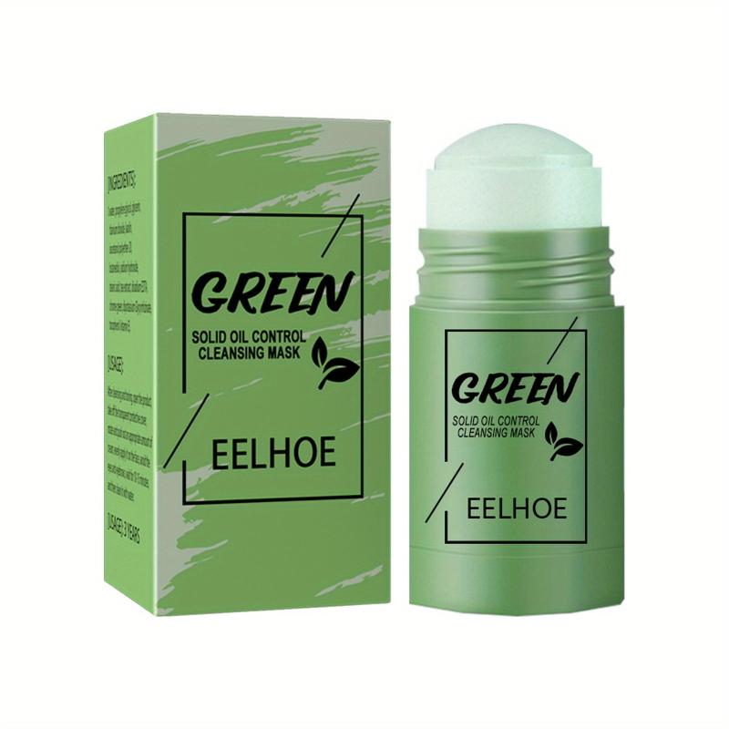 Green Tea Facial Mask Deep Clean Moisturize Face Mud Stick Smooth Skin