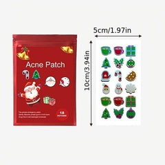 Christmas Acne Absorbing Cover Patch - Tea Tree Centel