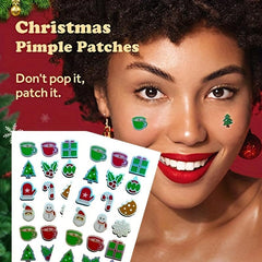 Christmas Acne Absorbing Cover Patch - Tea Tree Centel