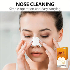 Nose Patches 10pcs Blackheads Removal Dead Skin Smoothing Revitalizing Skin