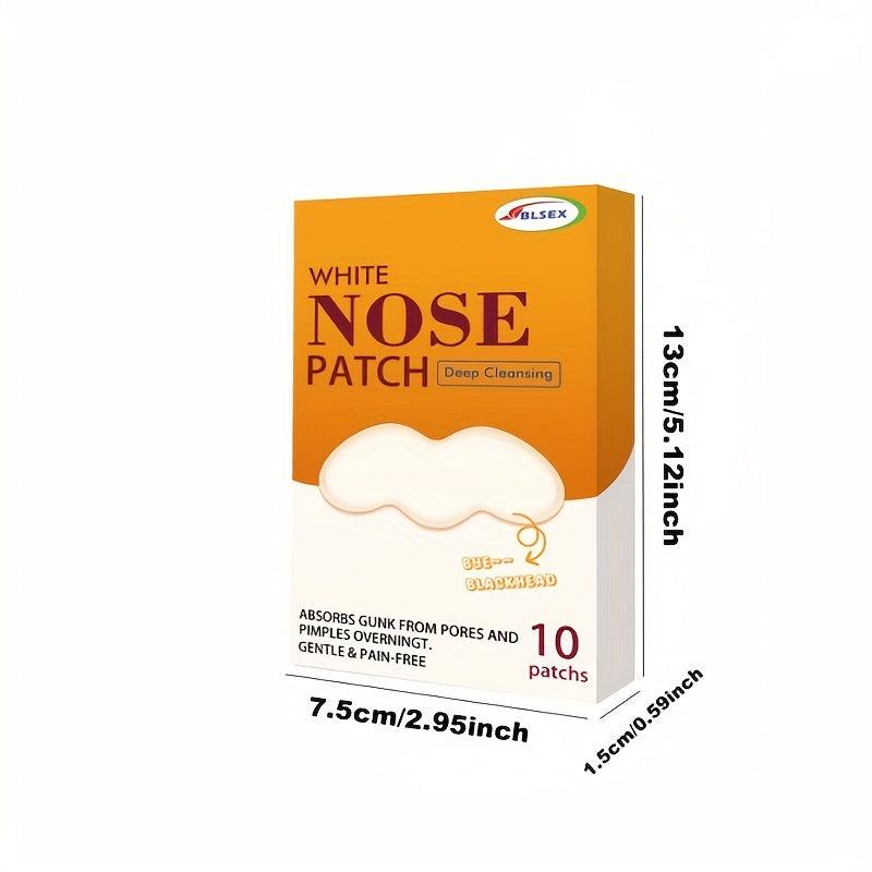 Nose Patches 10pcs Blackheads Removal Dead Skin Smoothing Revitalizing Skin